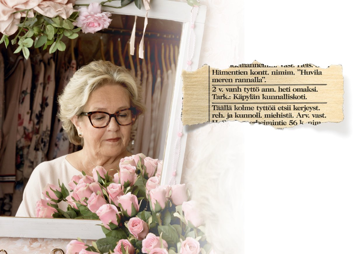 Tällä lehti-ilmoituksella Liisa-Cristiina annettiin adoptoitavaksi. Hän ei koskaan saanut tietää, miksi.