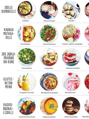 Valitse hyvä ruoka, lisuke ja herkullinen jälkiruoka, ja vieraasi kiittävät. Linkit kaikkiin resepteihin löytyvät jutusta.