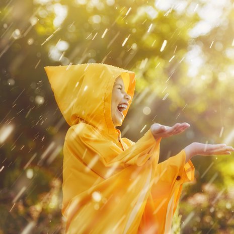 Sehän on vain lämmin kesäinen kuuro! Meillä ei olla sokerista.