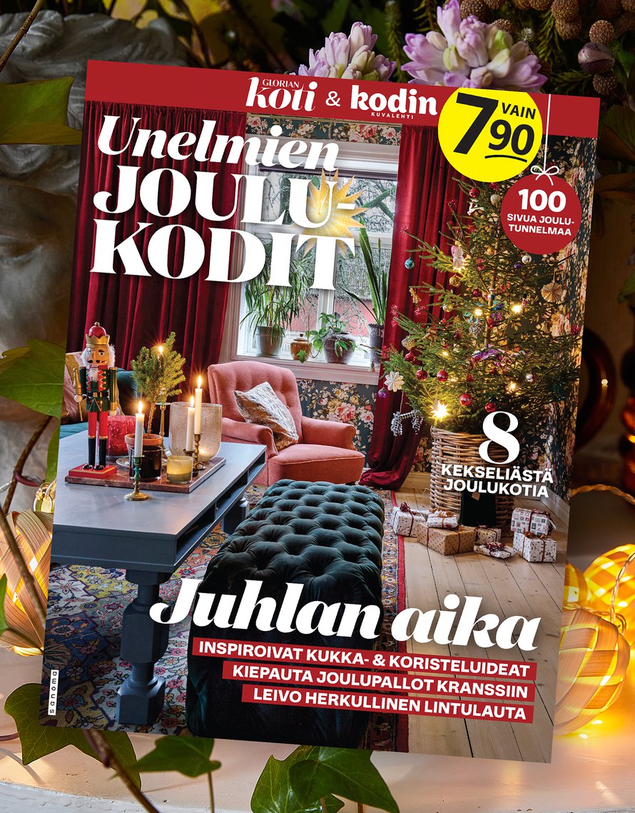 100-sivuinen Unelmien joulukodit -erikoislehti on nyt kaupoissa.