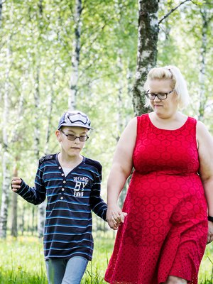 Lucas ja hänen äitinsä ovat molemmat käyneet pitkän taistelun.