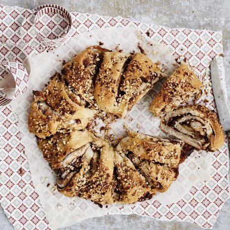 Kranssi on tehty syötäväksi.