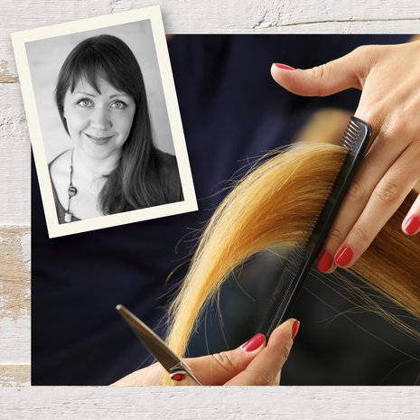 Ihanin kampaaja on sellainen, joka ymmärtää, etteivät ihan kaikki asiakkaat halua jutella, miettii Salla Stotesbury.