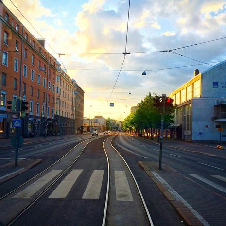Toukokuun loppu, Helsinki.