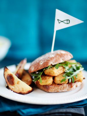 Kalapuikoista valmistat supernopeat hampurilaiset.