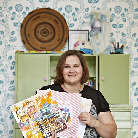 Kiireinen Minna pitää askartelusta, sillä sitä varten ei tarvitse lähteä kauas tai varata aikaa. 