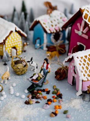 Miksi tyytyä yhteen piparitaloon, kun voi tehdä kokonaisen kylän!