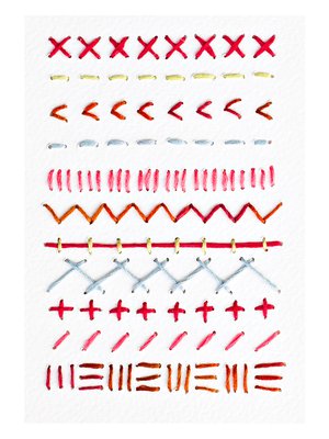 Kirjopistojen tekeminen tuo mieleen muistoja kouluajoilta ja on kummallisen rentouttavaa puuhaa..