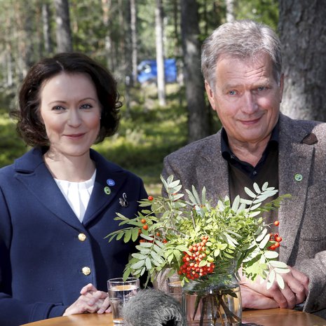 Jenni Haukion ja Sauli Niinistön lapsen laskettu aika on helmikuussa.