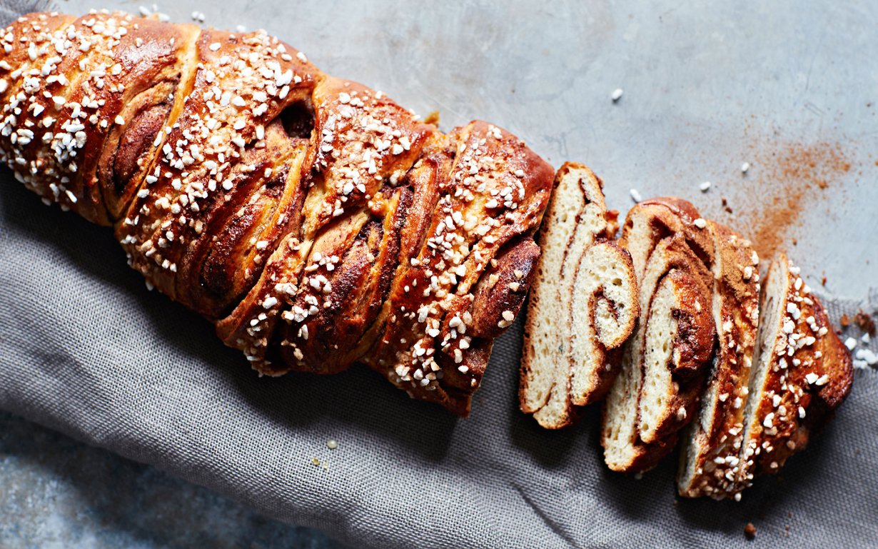 Ihana idea! Korvapuusti, joka ei lopu kesken.