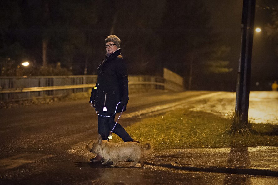 Heijastimia ei voi koskaan olla liikaa. Kiinnitä niitä molemmille puolillesi.