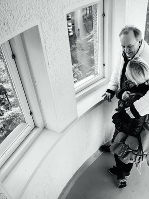 Esko ja Susanna Roine  pistäytyivät Pyynikin näkötorniin.­ Viime talvena he näyttelevät ensimmäistä kertaa yhdessä.  