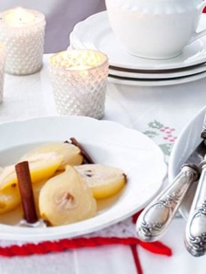 Päärynät maistuvat liharuokien kanssa.