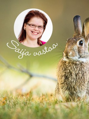 Jänis on söpö eläin, mutta ikävä vieras omenapuun juurella.