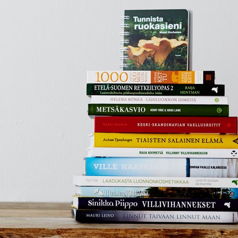 Löydä itsellesi sopivin luontokirja.
