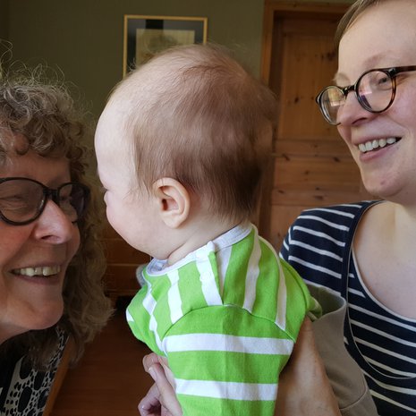 Liisa Taipalus on Sulon mummi, Petra on äiti ja Petran puoliso mamma.