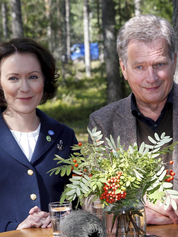 Jenni Haukion ja Sauli Niinistön lapsen laskettu aika on helmikuussa.