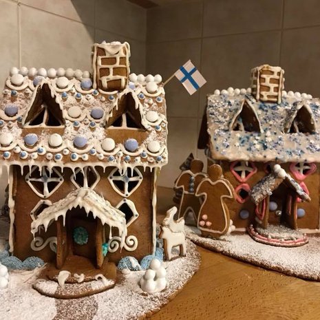 Piparitalossakin liputetaan!