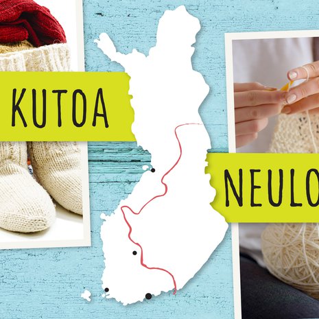 Suomen sisällä kulkee raja. Kutomisen ja neulomisen raja!