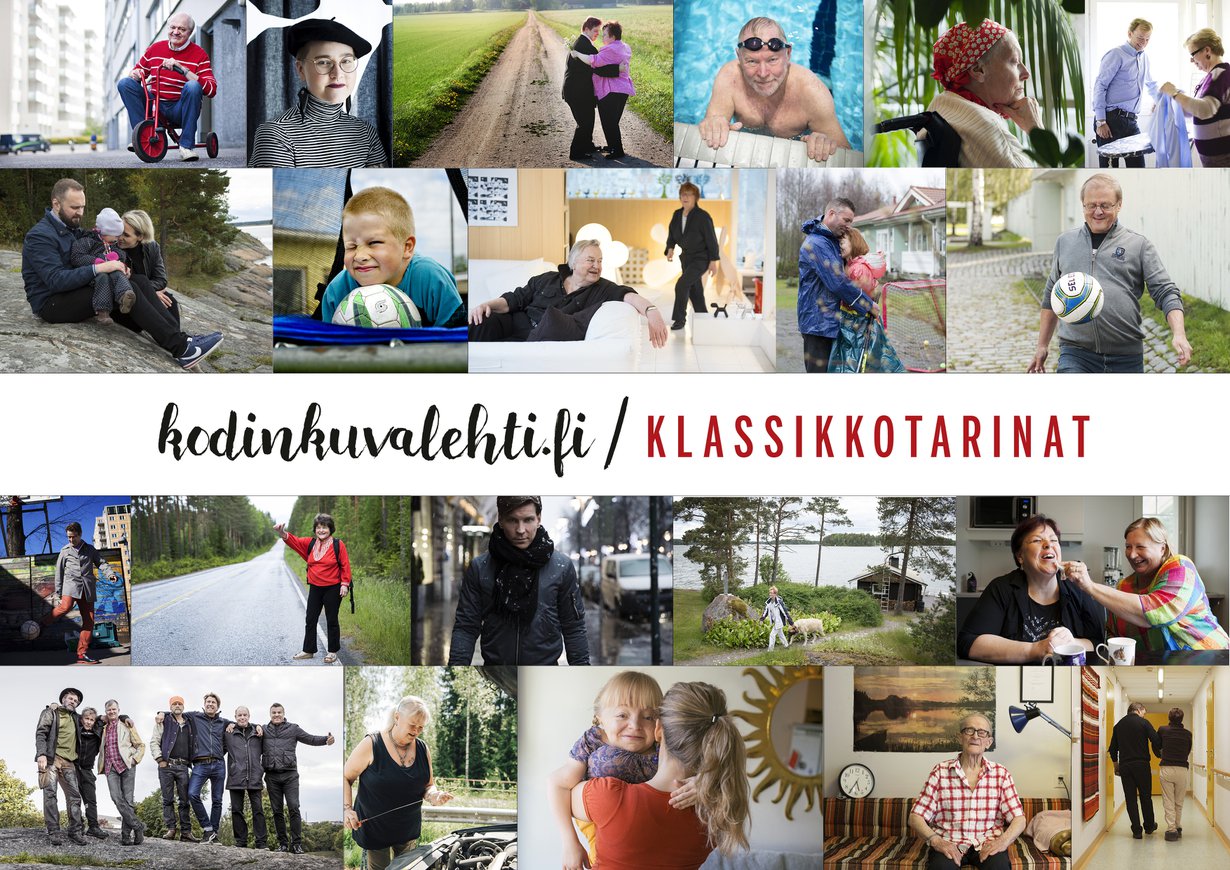 Hyvät henkilöjutut ovat Kodin Kuvalehden ominta ydintä. Hyvä tarina liikuttaa, koskettaa ja hymyilyttää.