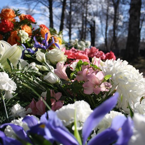 Vie kukkia hänelle, joka vielä elää.