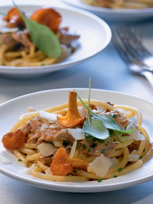 Ihanan sienipastan salaisuus on fileepekonissa.