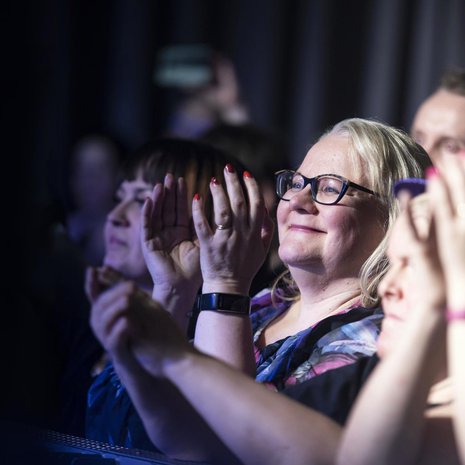 50-vuotias farmaseutti Sirpa Mannonen asuu Kirkkonummella. Perheeseen kuuluvat puoliso Kalle sekä pojat Ville, 23, Tuomas, 20, ja Santeri, 17. Sirpan avaimenperässä lukee kulturtant, ja hän käy pystypäin kulttuuritätinä teatterissa, taidenäyttelyissä ja museoissa. Keikoilla hän on myös pystykäsin.