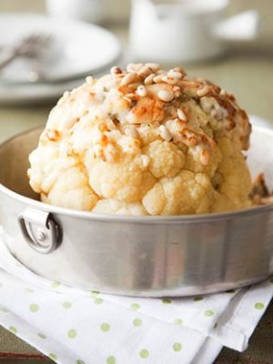 Arvaisitko, että kukkakaalin kuorrutteena on sieniä?