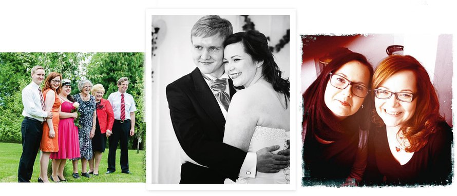 1. "Aina, kun on ollut aihetta juhlaan, meillä on juhlittu. Koko perhe vietti sisareni ylioppilasjuhlia viime toukokuussa." 2. Anna meni lokakuussa 2012 naimisiin Petterinsä kanssa. "Hänen myötään sain toisenkin ihanan perheen ja suvun." 3. "Ystävät ovat elämäni aarteita. Jonnan (vas.) kanssa olen jakanut monet itkut ja ilot."