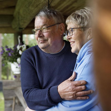 Heli Virtasesta on lämmin ajatus, että hänen ensimmäinen miehensä vaikutti ennen kuolemaansa Helin ja Riston (kuvassa) polkujen kohtaamiseen. "Ymmärrän, että ajatus on hassu, mutta elämä on arvoituksia täynnä."