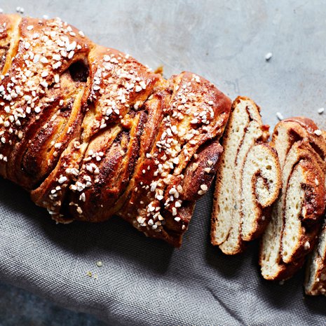 Ihana idea! Korvapuusti, joka ei lopu kesken.