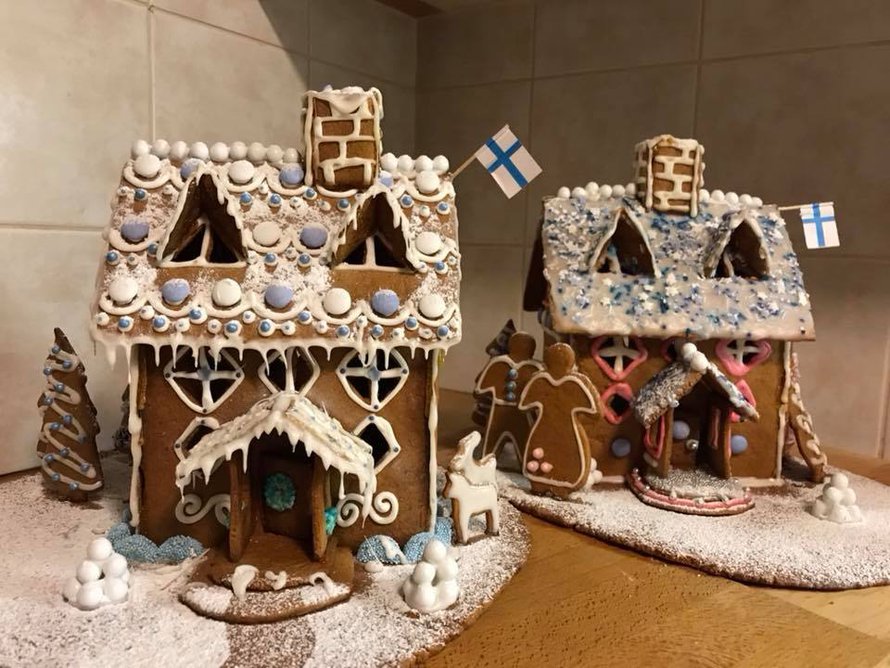 Piparitalossakin liputetaan!