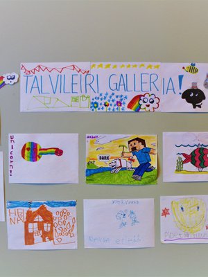 Lapset kertoivat toiveistaan talvilomaleirillä, jota Kodin Kuvalehti oli mukana järjestämässä Espoon Me-talossa.