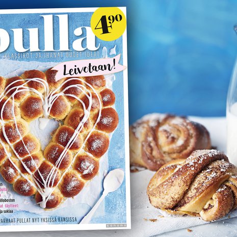 Kodin Kuvalehden uusi ihana Pulla-erikoisjulkaisu on nyt kaupoissa. Nappaa omasi!