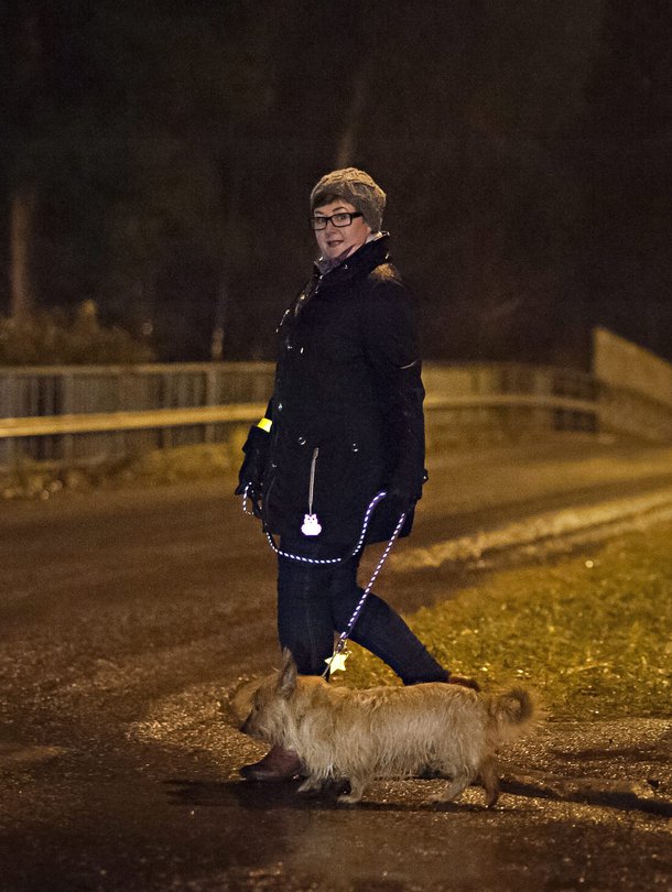 Heijastimia ei voi koskaan olla liikaa. Kiinnitä niitä molemmille puolillesi.