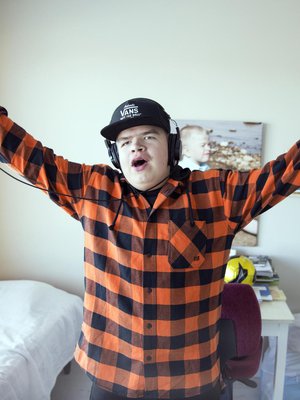 Uuno aikoo aikuisena räppäriksi. ”Tai oikeastaan olen sellainen jo.”