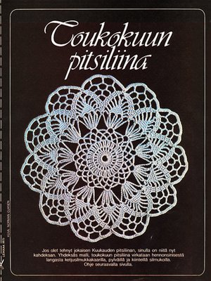 Vuonna 1982 Suuri Käsityö -lehden tilaajat saivat lehdestä monta ihanaa pitsiliinan mallia.