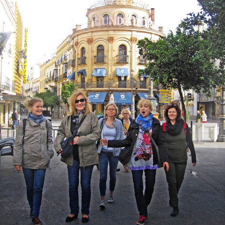 Tässä valloitetaan Jerez De La Fronteran kaupunkia Andalusiassa Etelä-Espanjassa.