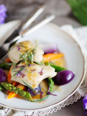 Kukilla viimeistellyt annokset ovat ehtaa silmänruokaa.