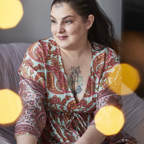 Rasaliina Jänöllä on ihollaan 21 jänisaiheista tatuointia. ”Luulen, että olen ollut entisessä elämässäni jänis tai juonut pienenä vahingossa jäniksen maitoa.”