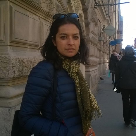 Jhumpa Lahiri kävi Helsingissä esittelemässä uutuuskirjaansa Tulvaniitty. 