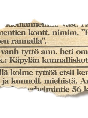 Helsingin Sanomat 11.5.1949, yksitoista päivää Liisa-Cristiinan syntymän jälkeen.
