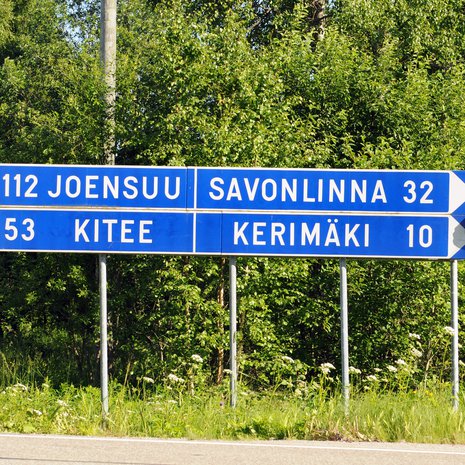 "Kaupunki idässä" kuuluu Joensuun kaupungin slogan.