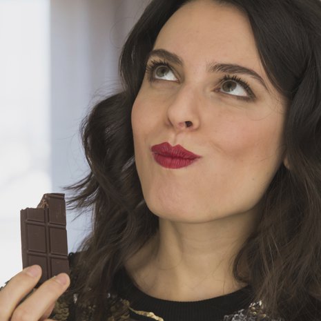 Kauanko sinulta kuluu ennen kuin yksi rivi suklaata levystä on kadonnut?