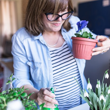 Moni lukija haaveilee omasta puutarhasta.