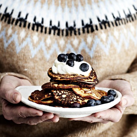 Vaniljainen rahka vie kielen mennessään myös lettutaikinassa.